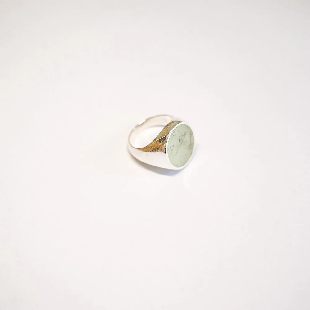 Chariot Oval Sterling Silver Rings