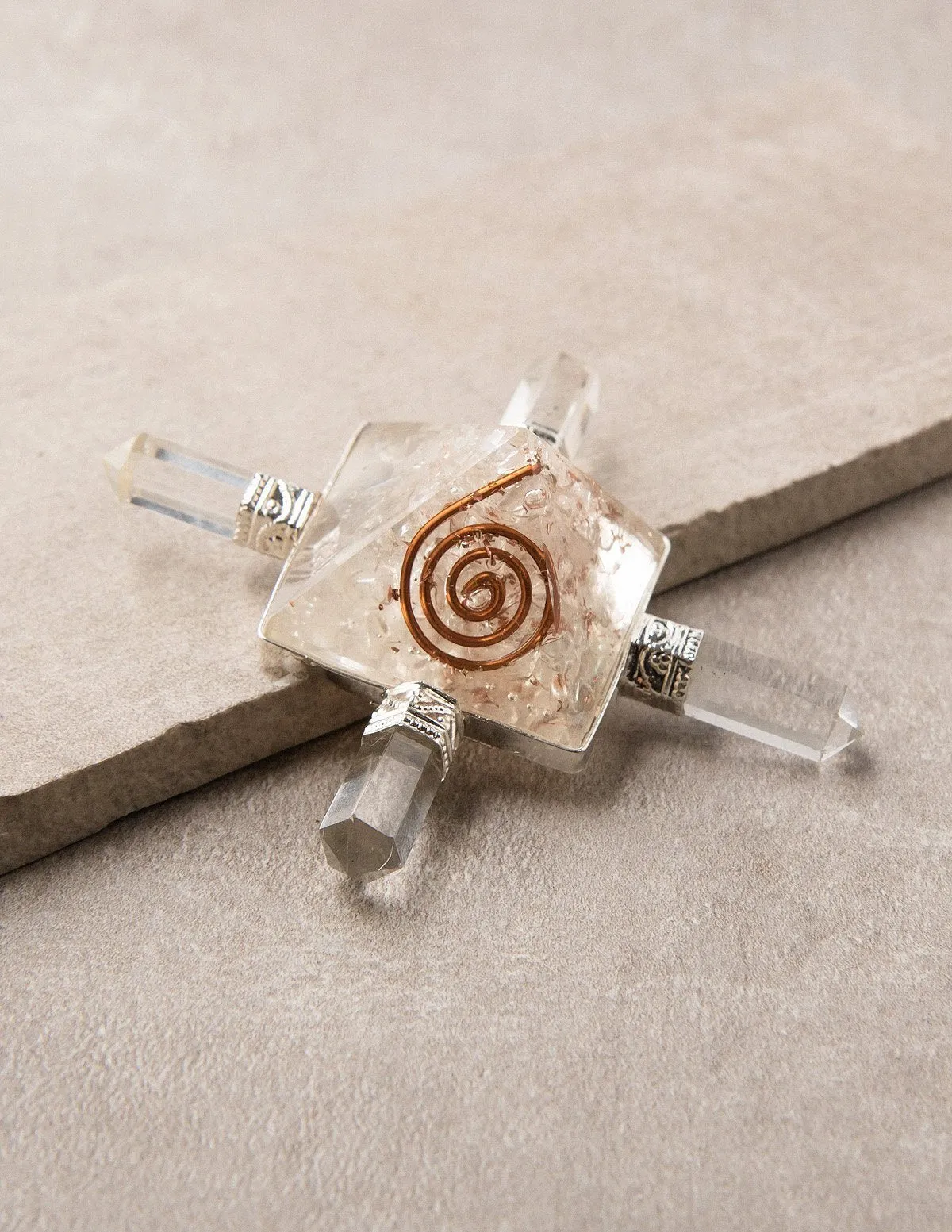 Clear Quartz Orgone Energy Generator